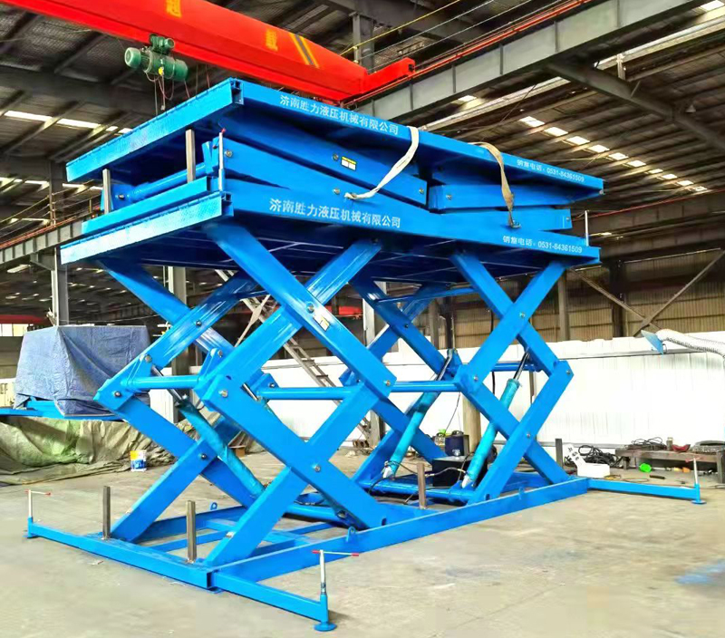 2臺固定剪叉式升降平臺調(diào)試完畢！